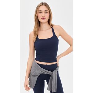SET Sports Athletic Tank Bra Formcloud It Current Navy Blue Medium